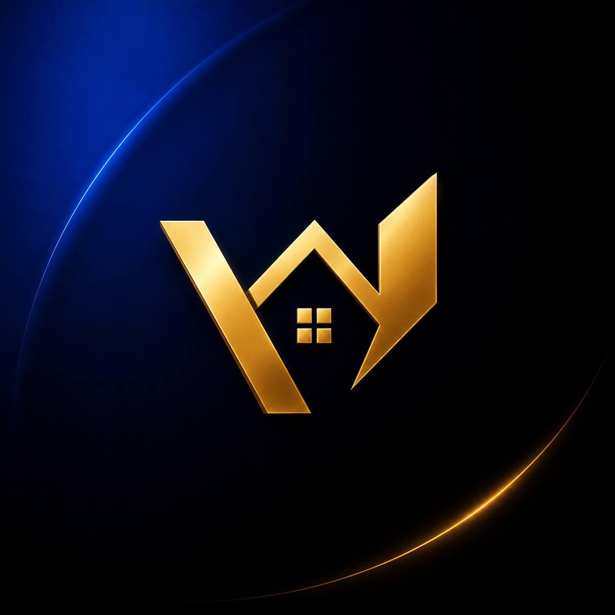 Logo 3D Luxury Gold VendiDirect